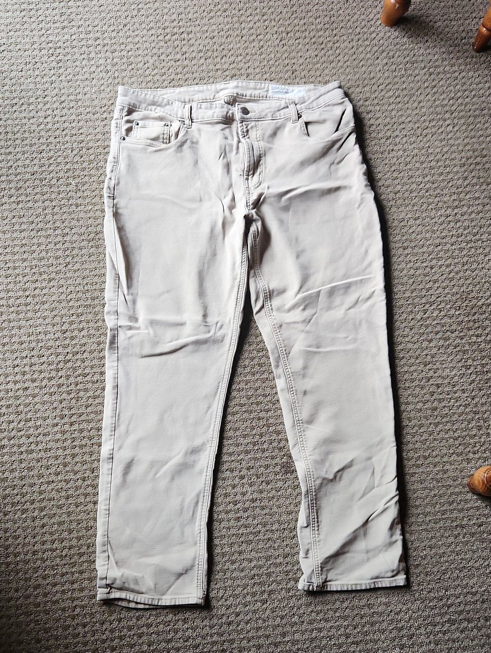 Khaki Men's Sweatpant Jeans